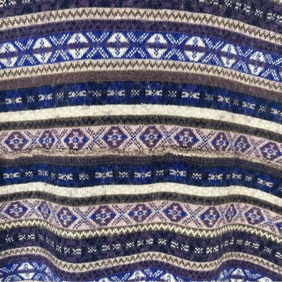 Free People Fair Isle Sleeveless Sweater Mini Dress Medium - Picture 9 of 9